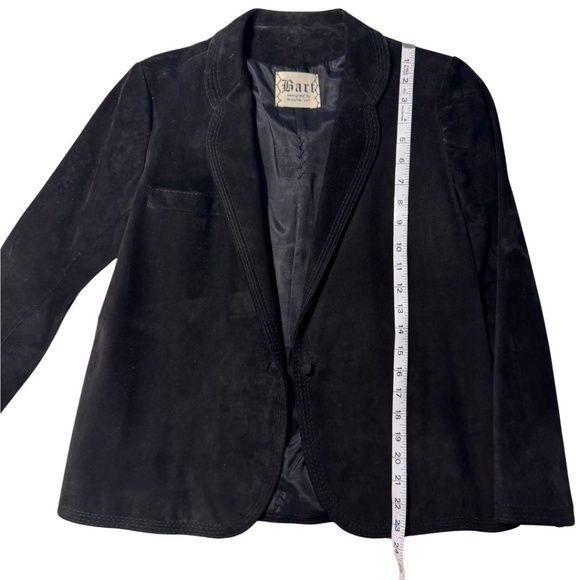 Rare Vintage Bart by Sibylle Lyn Black Suede Jacket – M/L – Made in Canada - Picture 11 of 15